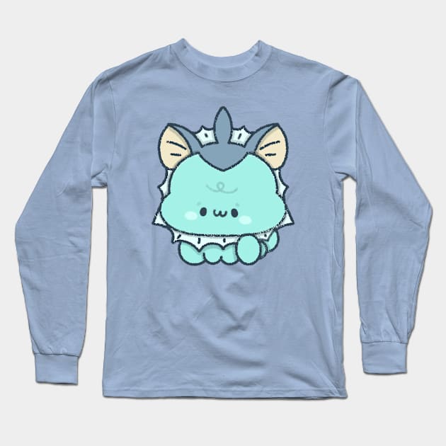 Water Cat Long Sleeve T-Shirt by theladyernestember